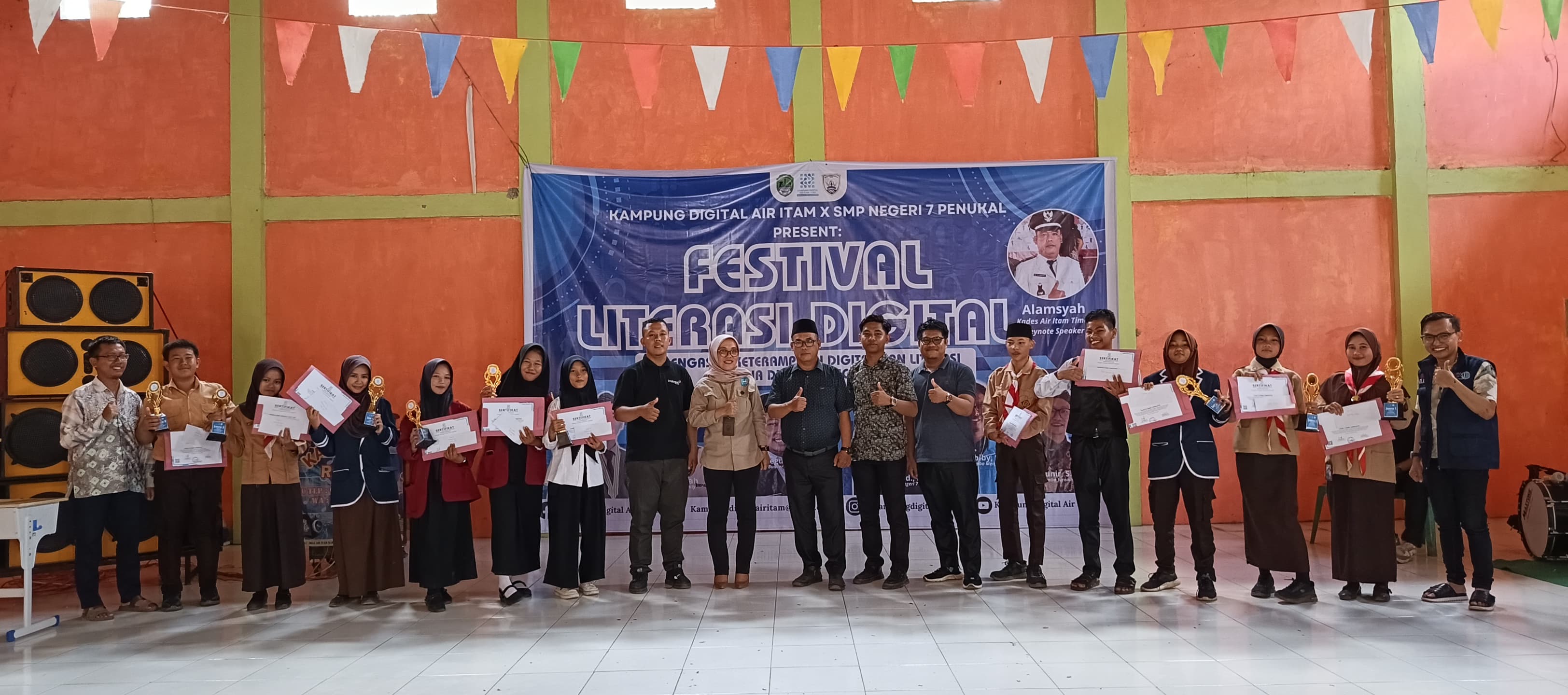 Festival Literasi Digital di Desa Air Itam: Kampung Digital Air Itam Gelar Seminar, Lomba Mengetik Cepat, dan Jurnalistik untuk Tingkat SMP, SMA/SMK