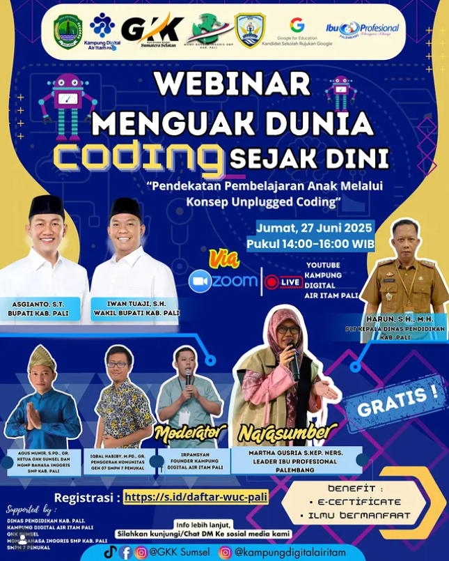 WEBINAR : Menguak Dunia  Coding Sejak Dini
