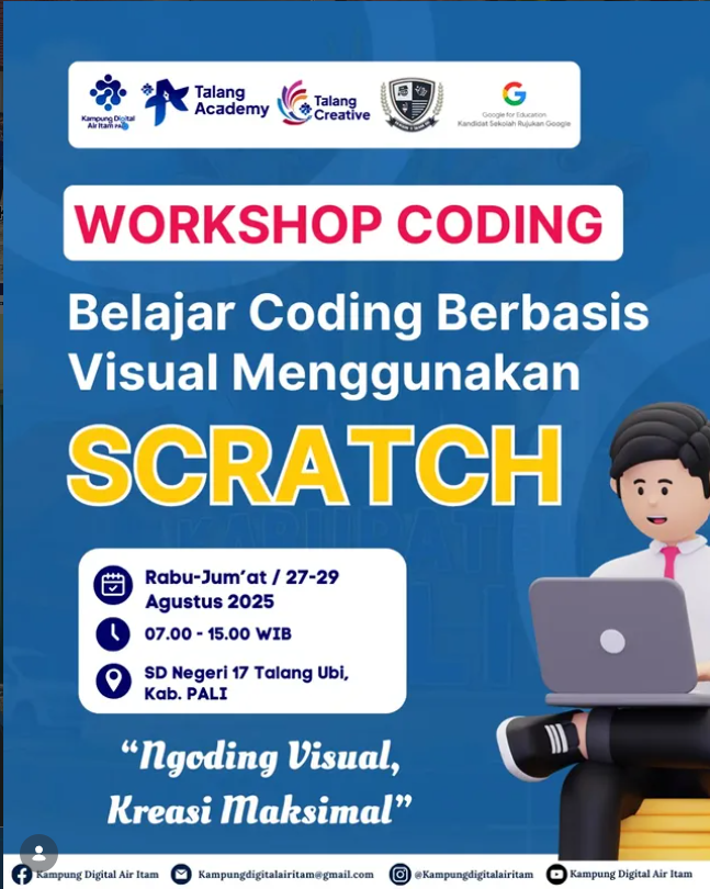 Workshop Coding Menggunakan Scratch - SD Negeri 17 Talang Ubi